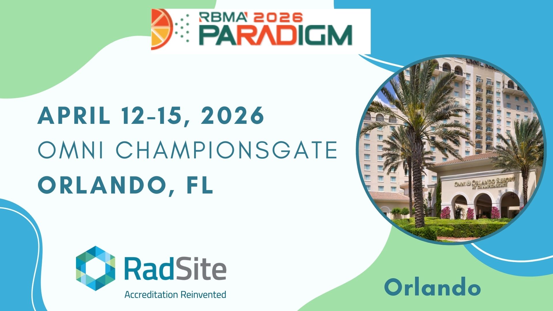 RBMA 2026 PaRADigm, April 12-15 2026, omni championsgate, Orlando, FL