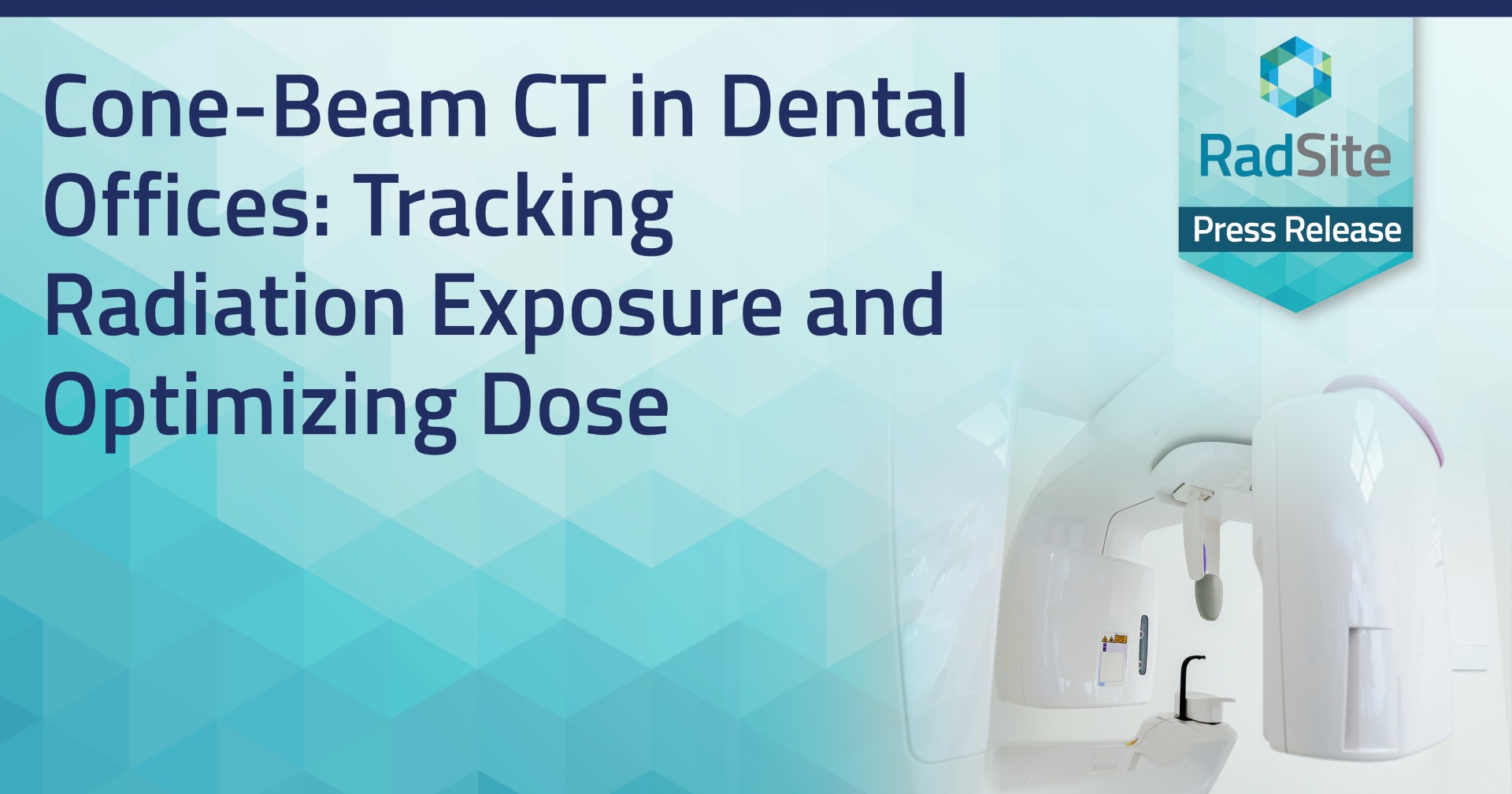 Cone-Beam CT in Dental Offices: Tracking Radiation Exposure and Optimizing Dose