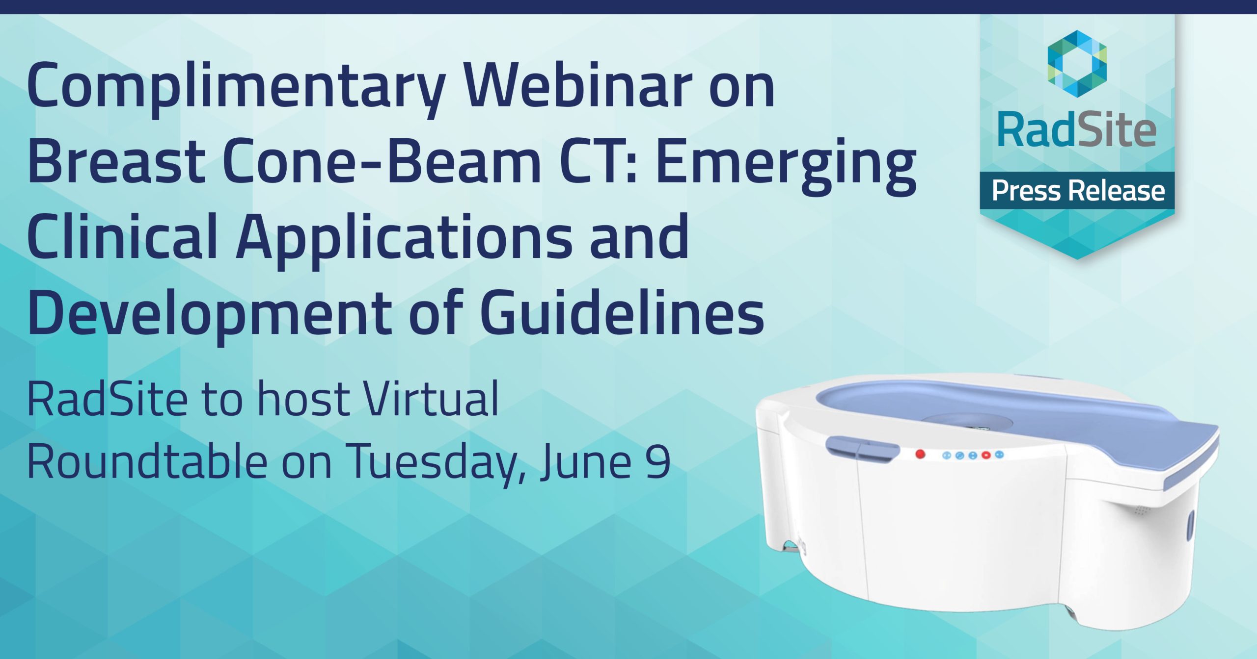 pr1webinar Complimentary Webinar on Breast Cone-Beam CT: Emerging Clinical Applications and Development of Guidelines